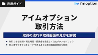 アイムオプションの取引方法｜